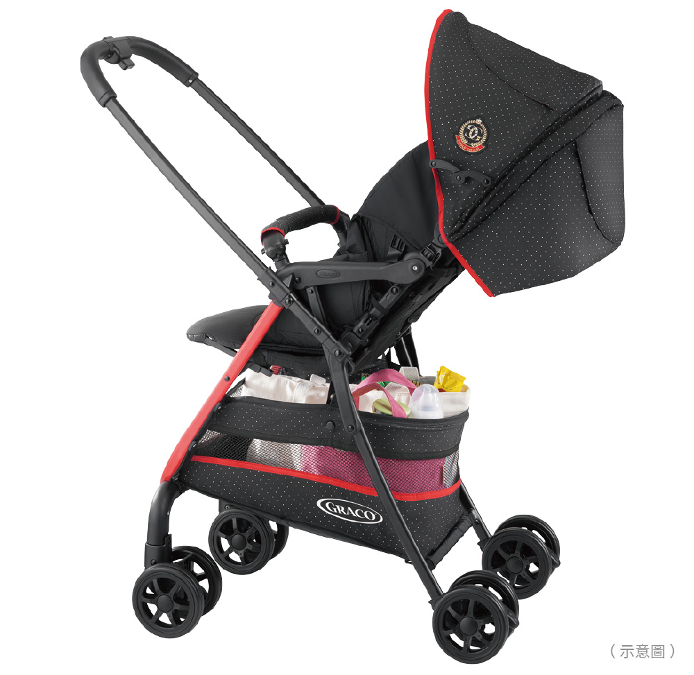 auntie joolz Aer2 Lightweight Compact Travel Stroller + Foldable Cot Dredd Helmet - Judge With parents’ hands often PramsandStrollers-4Wheelers Wheel Size (Inches)::27.5